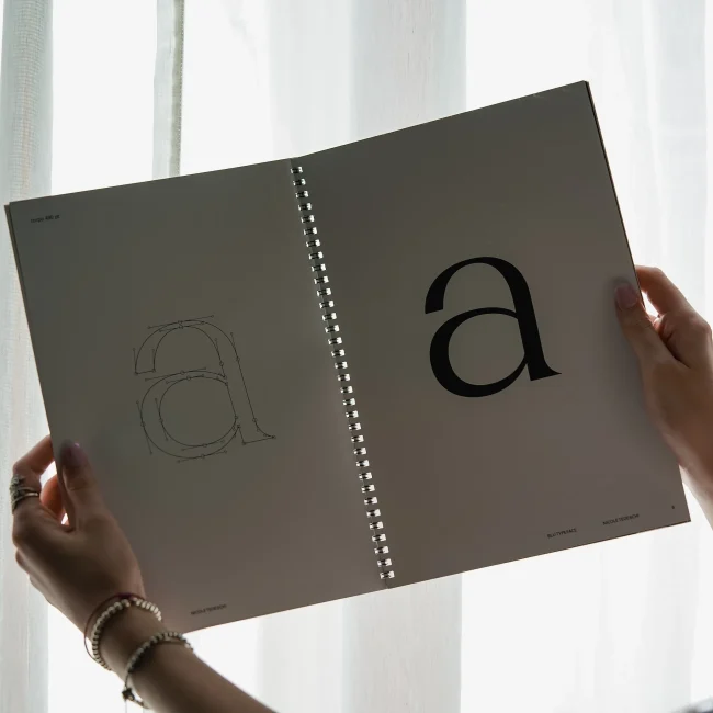 Font Blu - Locandina con Font Blu
