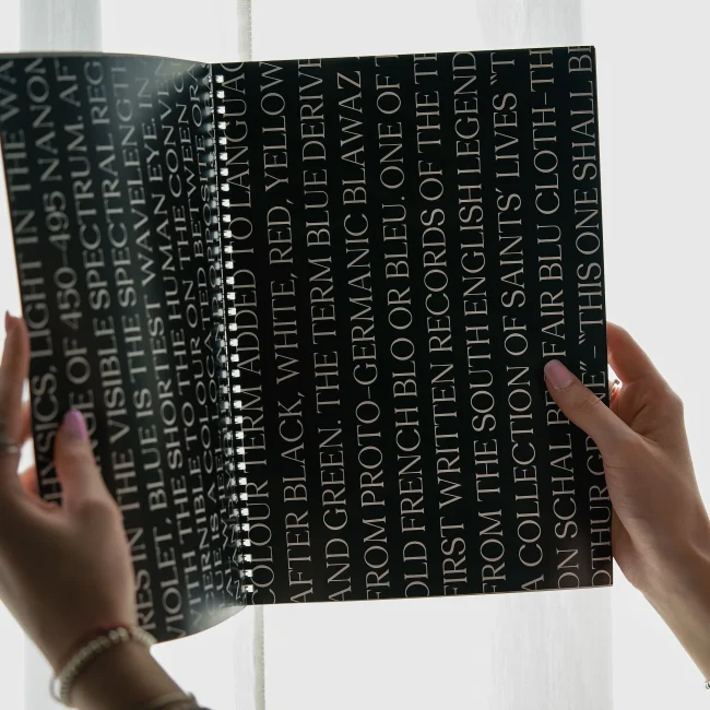 Font Blu - Locandina con Font Blu