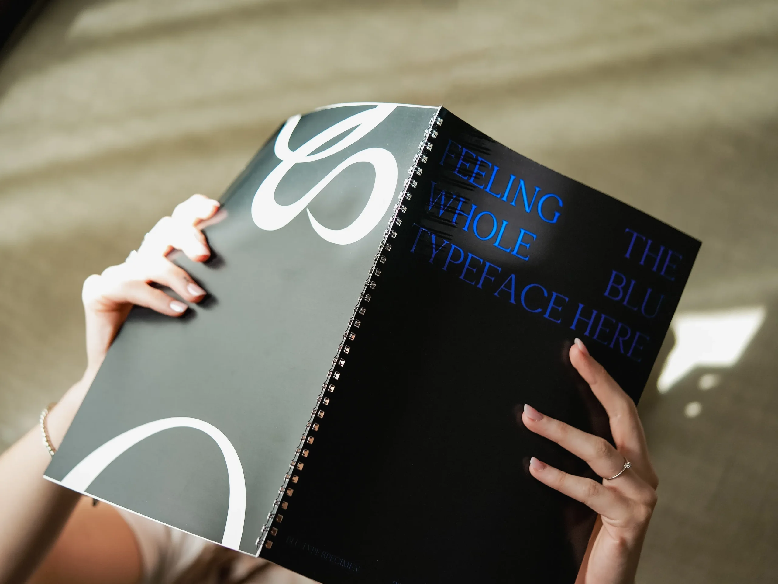 Font Blu - Locandina con Font Blu