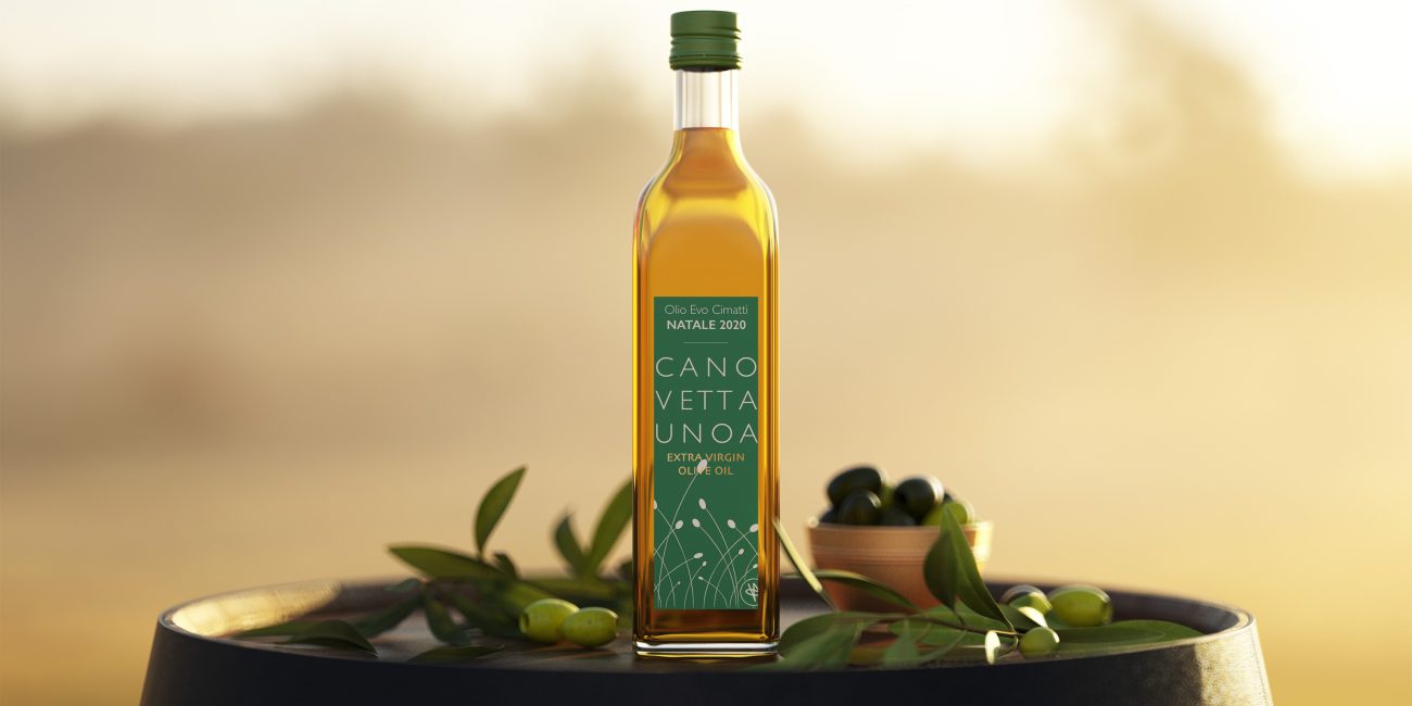CANOVETTAUNOA - Bottiglia di olio