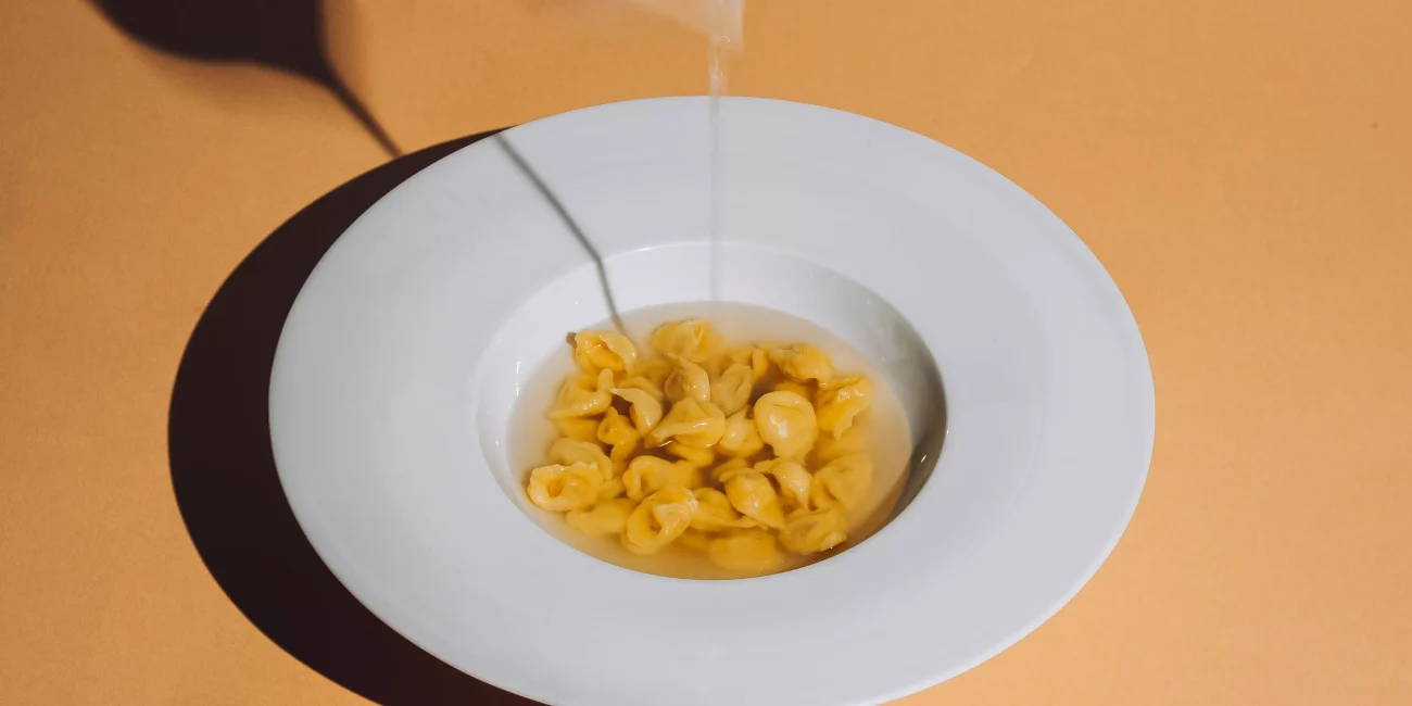 Food - Tortellini in brodo