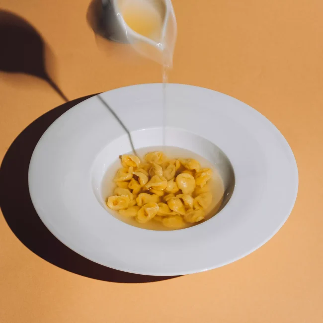 Food - Tortellini in brodo