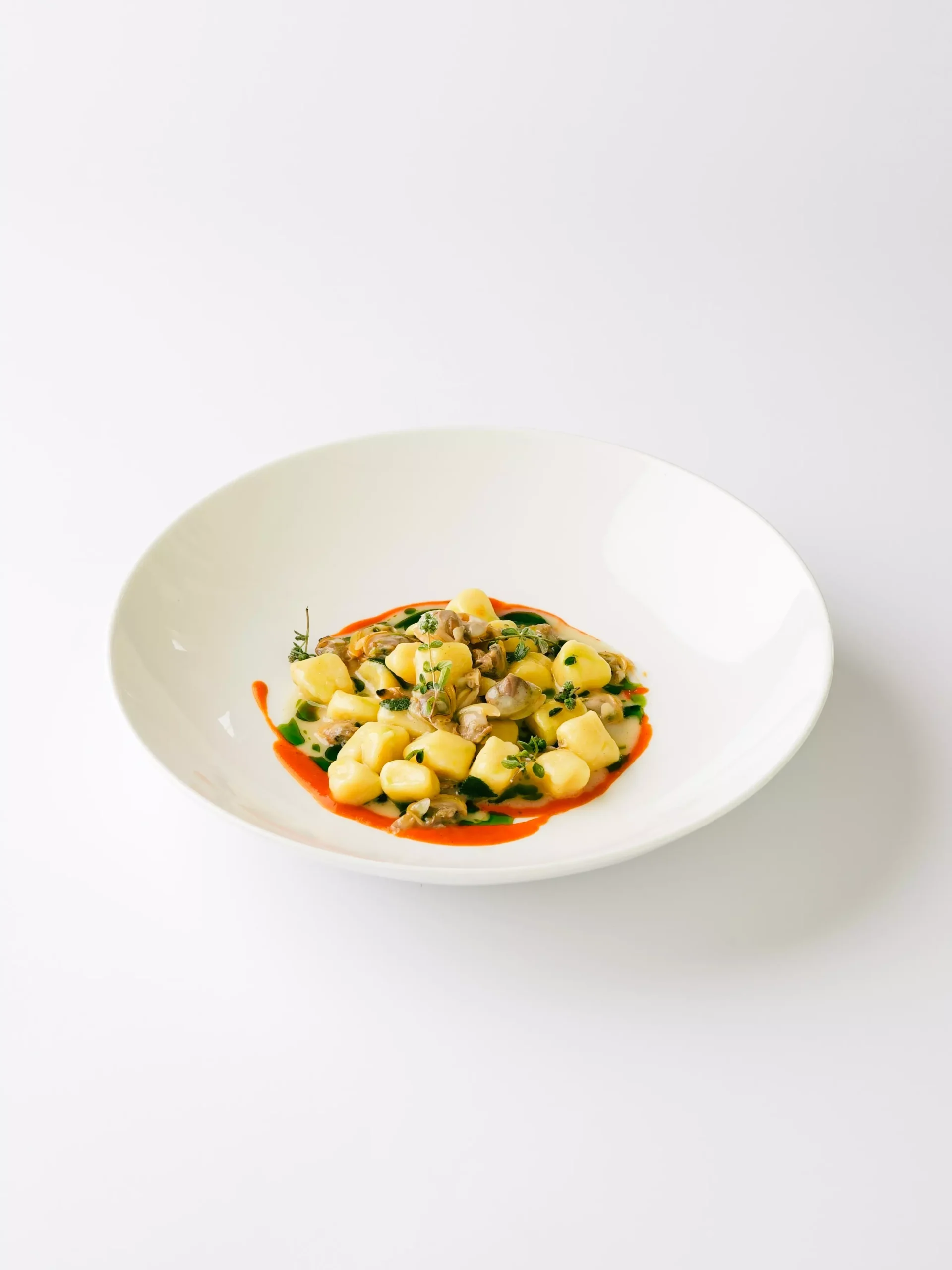 Food - Gnocchi con vongole e prezzemolo