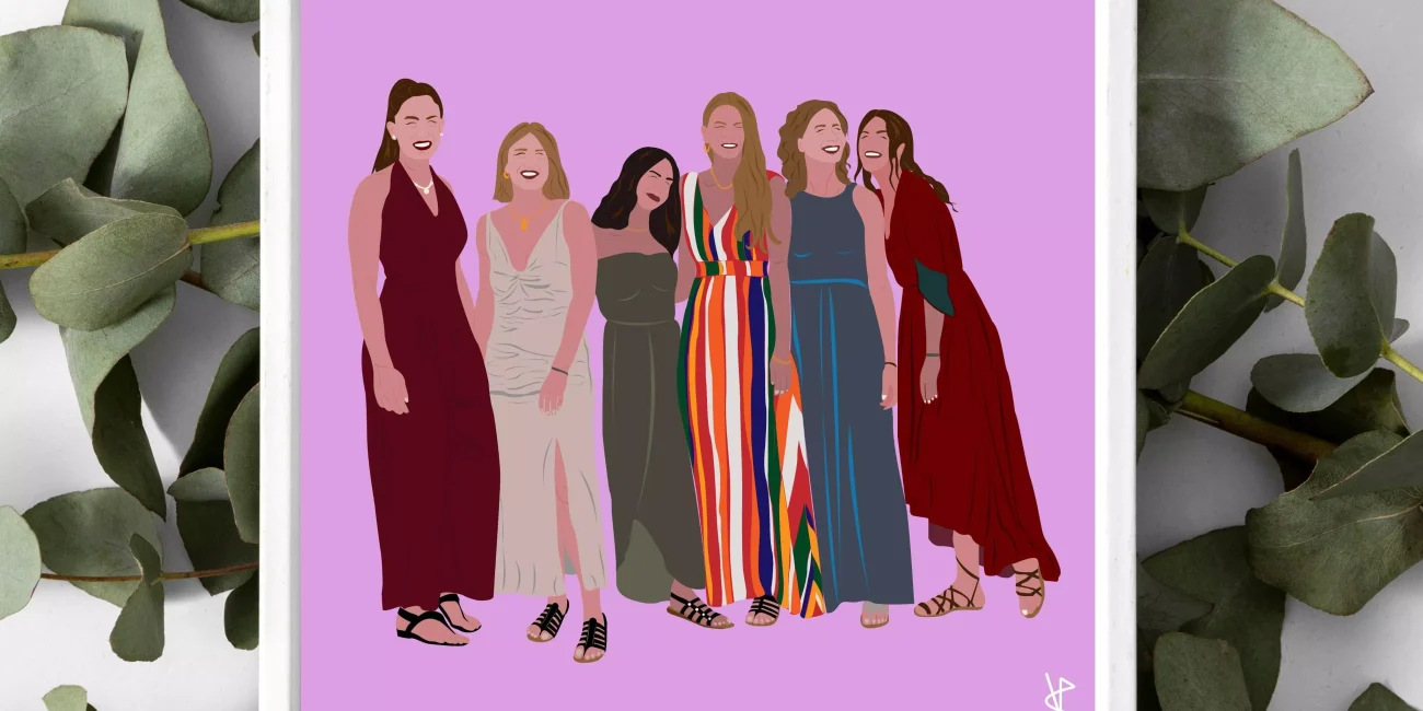 Grafichette - 6 ragazze che sorridono