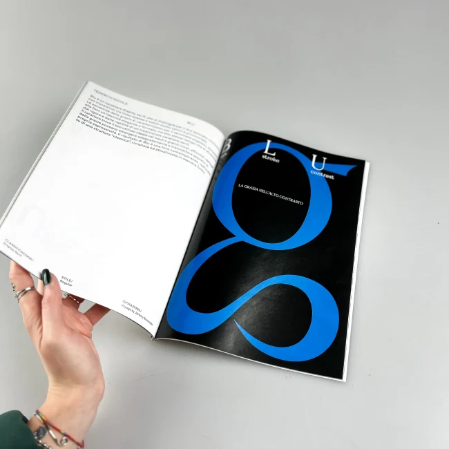 Font Blu - Locandina con Font Blu