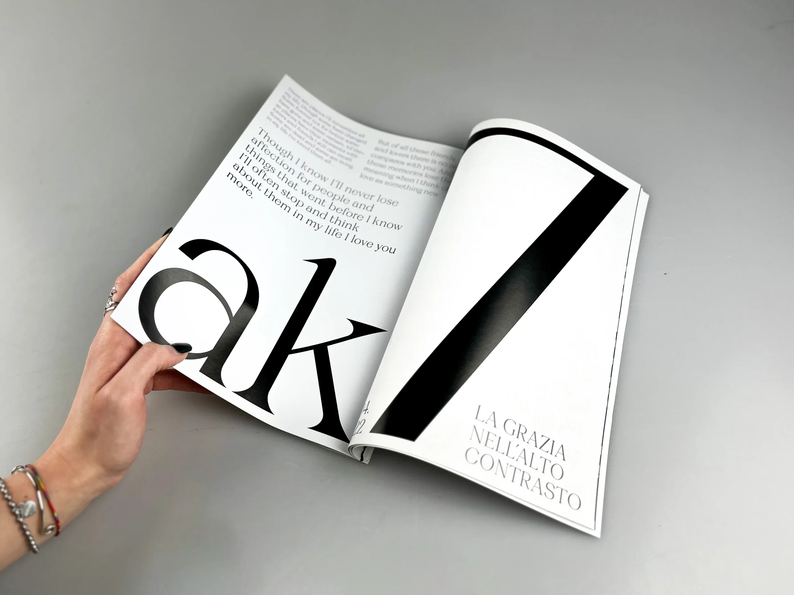 Font Blu - Locandina con Font Blu