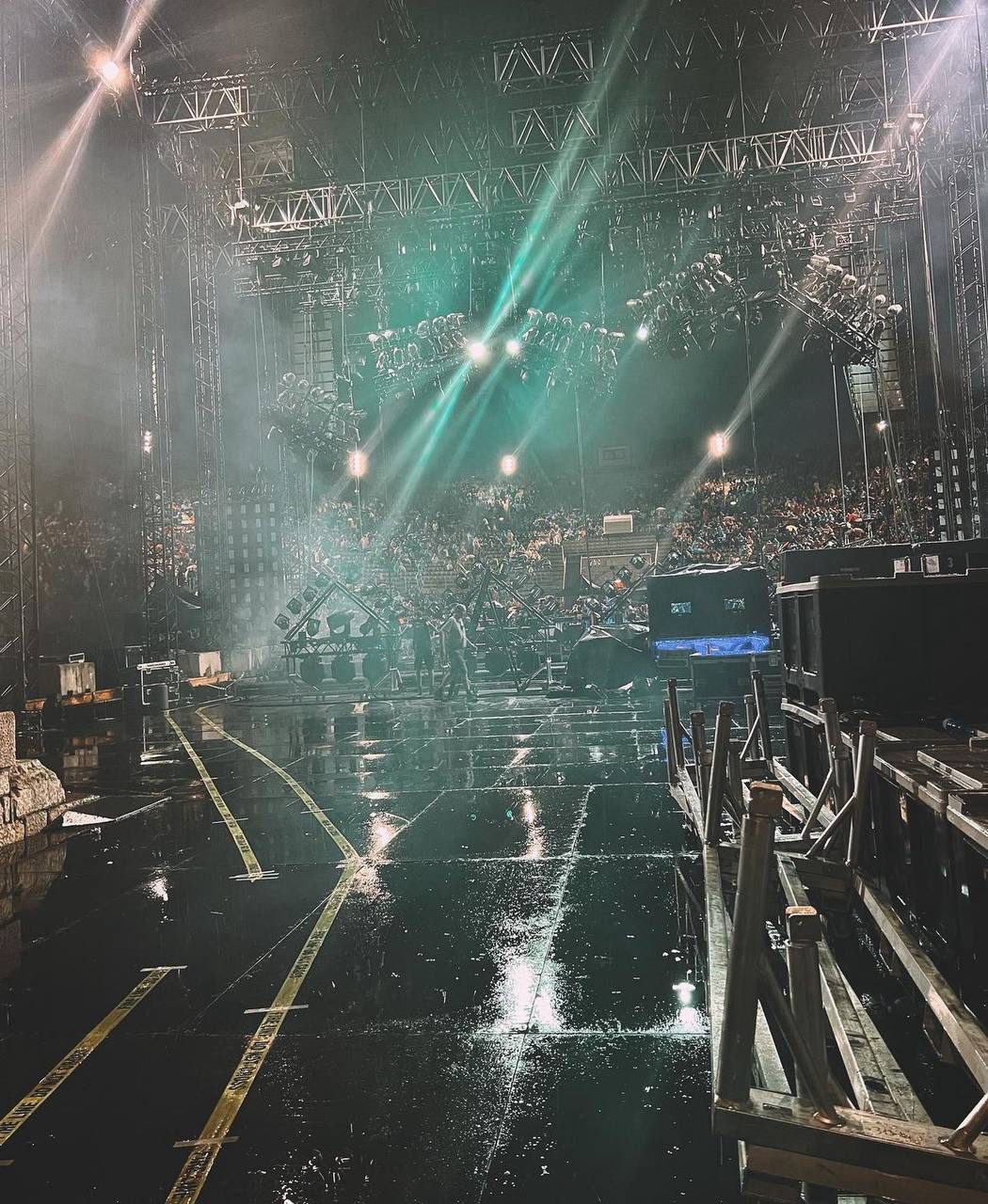 Live - Backstage palco